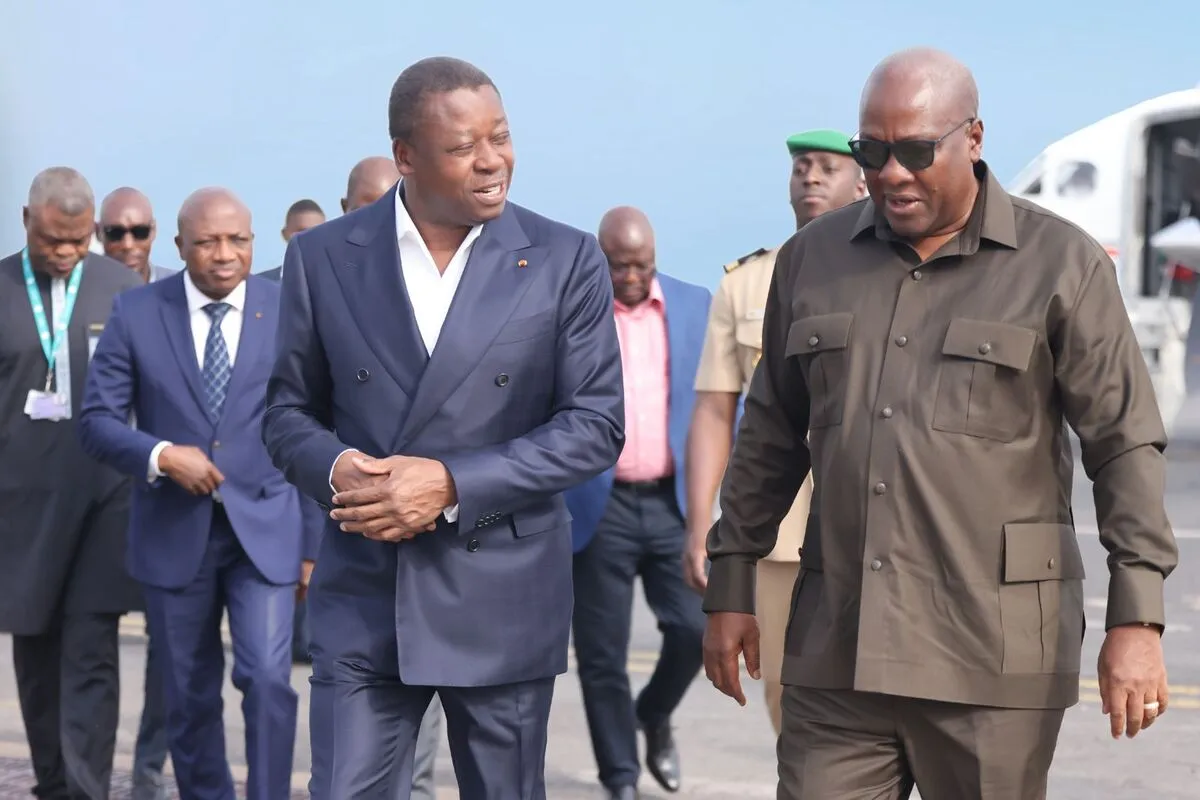 Togo : Rencontre historique entre les présidents Faure Gnassingbé et John Dramani Mahama - Ce qui a été dit