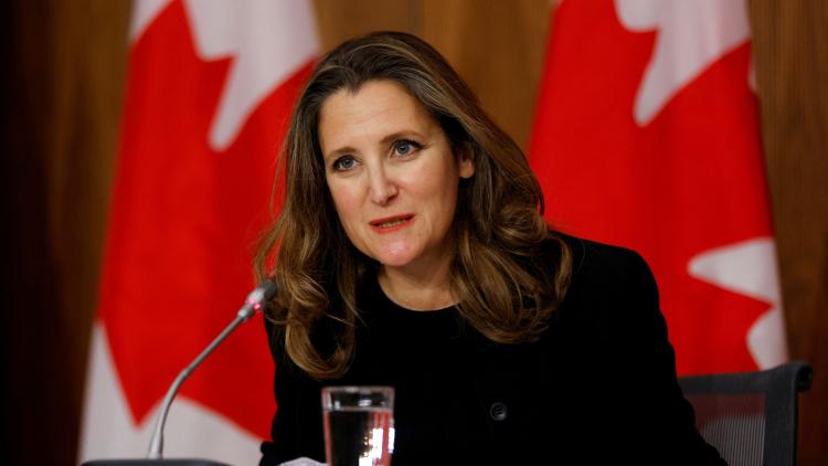 Canada : La vice-Première ministre Chrystia Freeland annonce sa démission