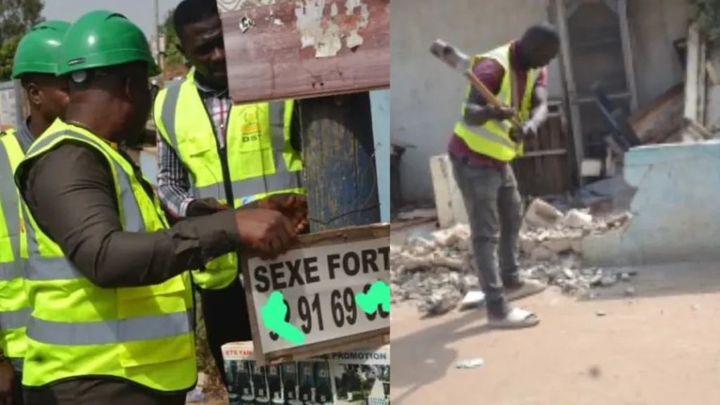 Togo : La commune Golfe 2 fait le ménage et se débarrasse des affiches illégales