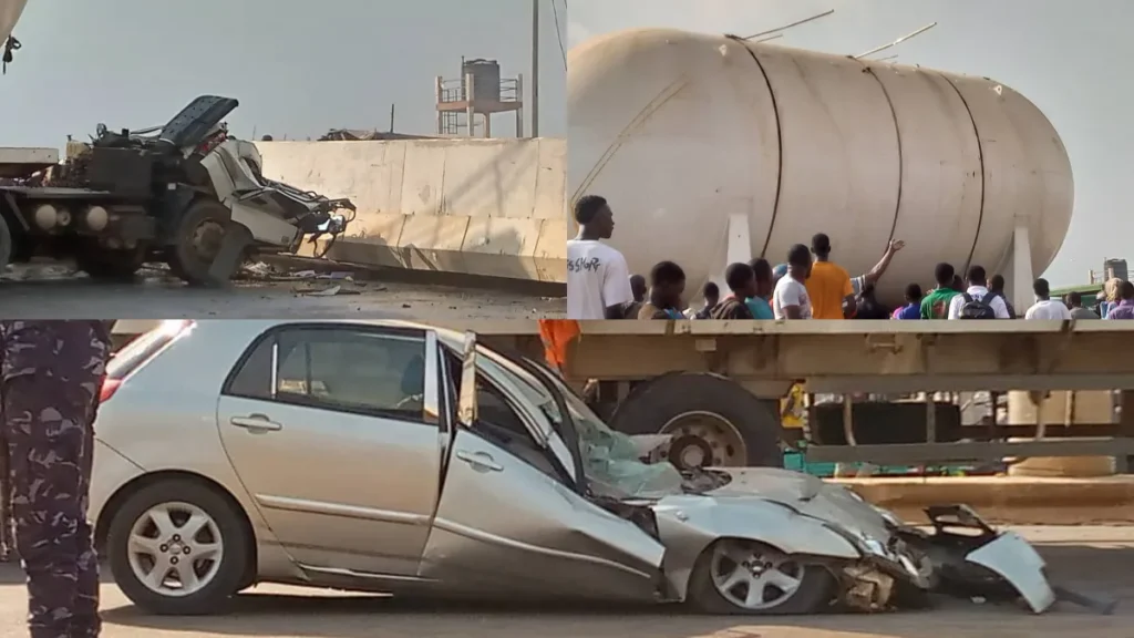 Togo/ Accident tragique à Agoè-Zongo : Un camion renverse la passerelle piétonne - Des morts signalés