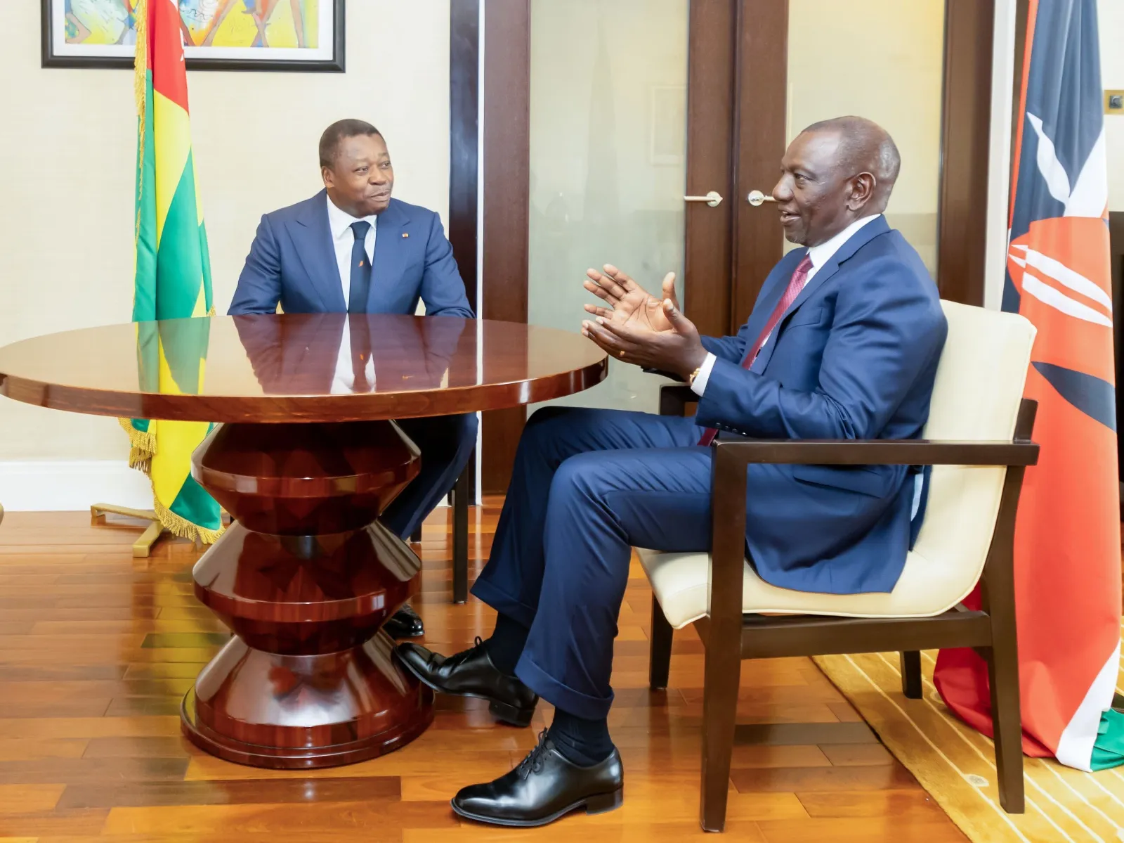 Togo-Kenya : Les présidents Faure Gnassingbé et William Ruto s'entretiennent à Accra