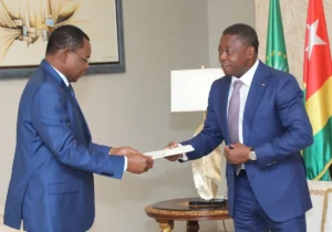 Togo : Le président Faure Gnassingbé reçoit un message personne de Mahamat Idriss Deby Itno