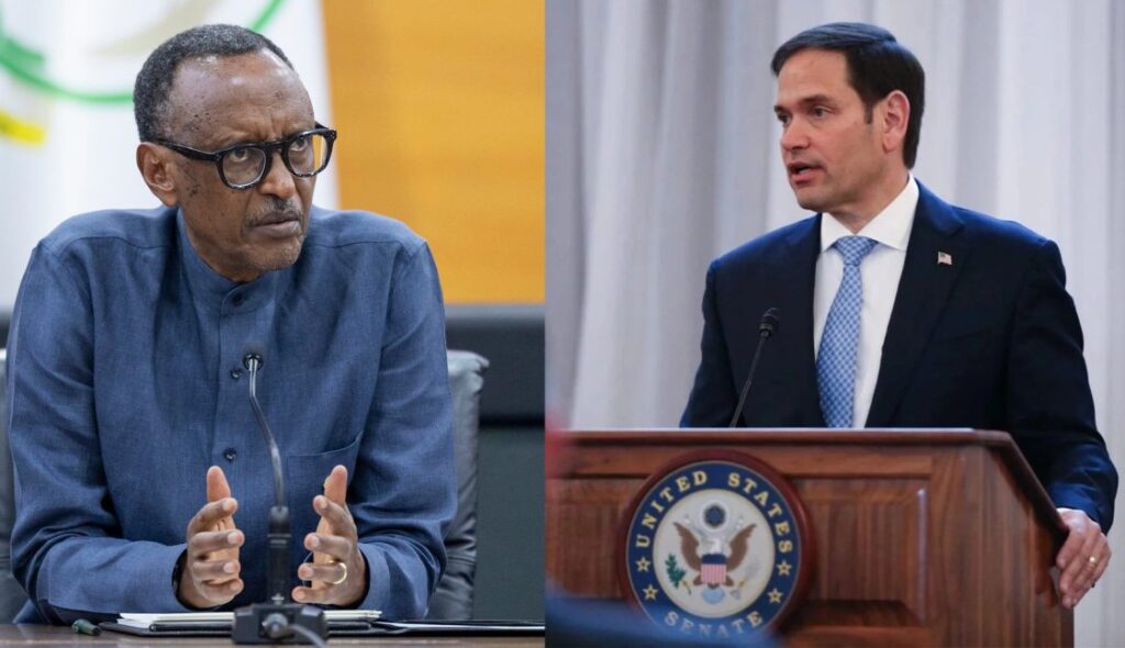 Conflit en RDC : Le diplomate américain Marco Rubio s’entretient avec le président rwandais Paul Kagame