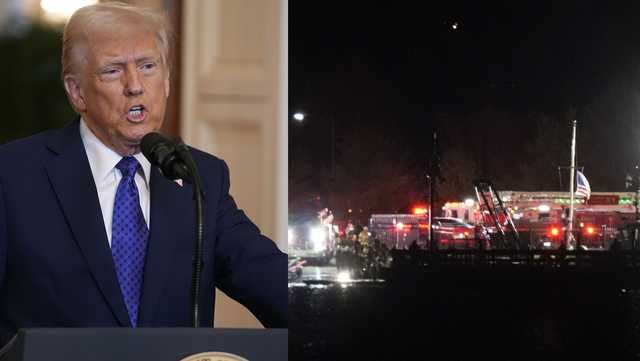 "Cela aurait pu être évitée", Trump réagit au crash d'avion survenu à Washington