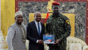 Guinée : A'Salfo reçu par le Général Mamadi Doumbouya