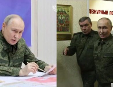 Guerre en Ukraine : Vladimir Poutine aperçu au front en tenue militaire