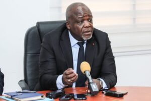 ministre Pacôme Adjourouvi