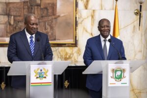 Côte d'Ivoire-Ghana : Ouattara et Mahama prônent la réintégration de l'AES à la CEDEAO