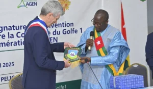 Togo : La commune de Golfe 1 signe un partenariat avec une agglomération française