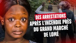 Incendie près du Grand Marché de Lomé : Deux personnes arrêtées, l’enquête est lancée ! (Revue du 17 avril 2025)