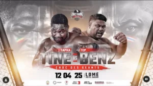 5 guerriers togolais prêts à enflammer le ring à la Ligue Éric Favre Nation MMA