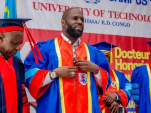 RDC : Kemi Seba reçoit un doctorat honorifique en sciences politiques