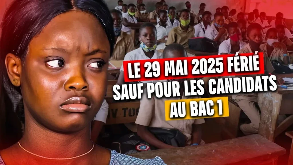 Togo : le 29 mai 2025 est férié, sauf pour les candidats au Bac 1 - Revue du 27 mai 2025
