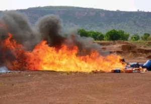Togo : Sodabi, Batchana, Vody... Les autorités détruisent de grande quantité d'alcool à Dapaong