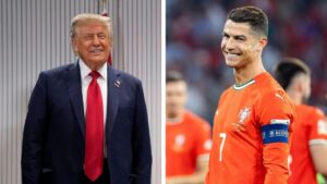 Vidéo : Cristiano Ronaldo offre une beau cadeau à Donald Trump