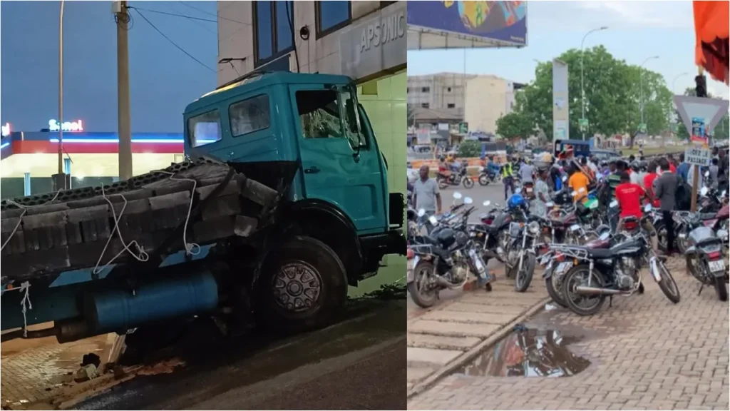 Drame à Lomé : Un accident de camion fait trois morts au carrefour de Bodjona