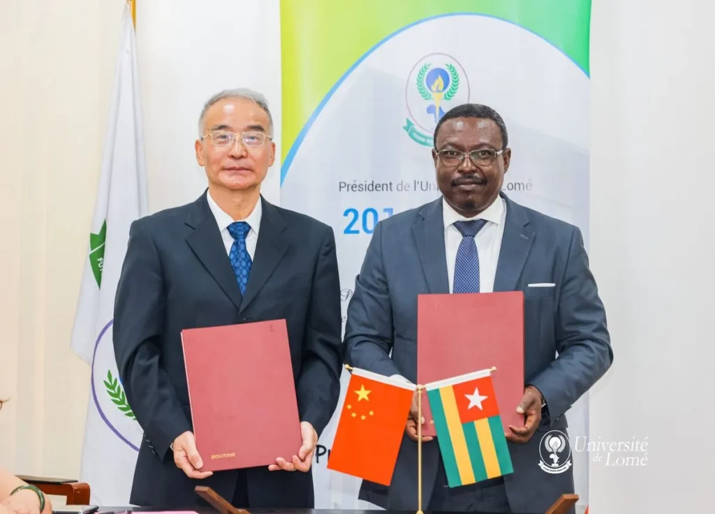 L'Université de Lomé: les étudiants pourront désormais poursuivre leurs études en Chine