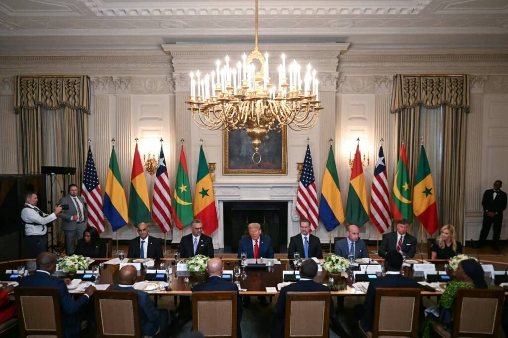Donald Trump reçoit Diomaye Faye, Oligui Nguema et trois autres chefs d’État africains à Washington