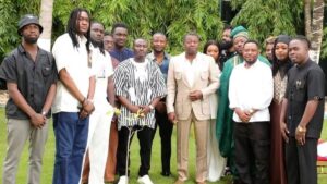 Toofan, Conii ganster, Senzaa… Les artistes togolais reçus par le Président du Conseil Faure Gnassingbé