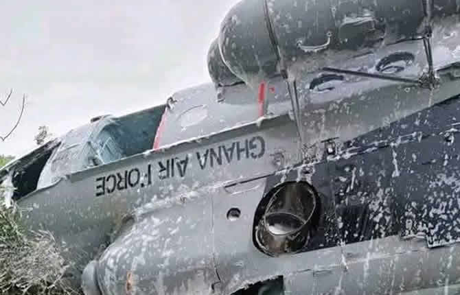 Accident d’hélicoptère au Ghana : trois personnes arrêtées