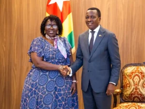 Togo/ Parlement : tête-à-tête entre le président Kodjo Adédzé et la nouvelle directrice de l'UNFPA