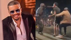 Suintement frappe un fan