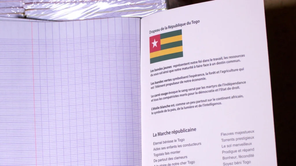 Togo/ Rentrée scolaire 2025-2026 : les cahiers aux symboles nationaux sont-ils obligatoires ?
