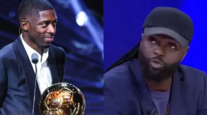 "Il n'était pas sérieux... ", Emmanuel Adebayor réagit au Ballon d'Or de Dembélé