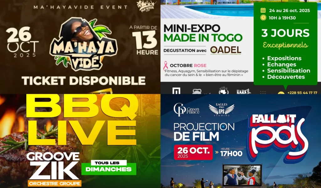 Que faire ce weekend à Lomé ?