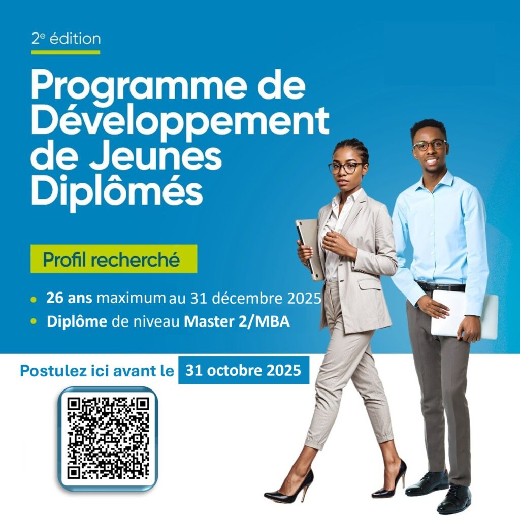 ECOBANK TOGO – PROGRAMME DE DÉVELOPPEMENT DE JEUNES DIPLÔMÉS (2ᵉ ÉDITION)