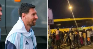 VIDEO : Lionel Messi débarque en Angola