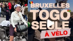 De la Belgique au Togo à vélo : l'incroyable défi de Victoire Becquart