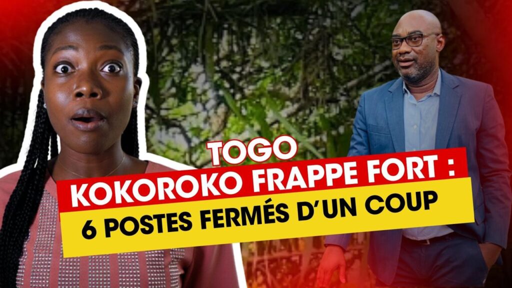 Togo : Kokoroko frappe fort, six postes fermés d'un coup - Revue du 17 novembre 2025