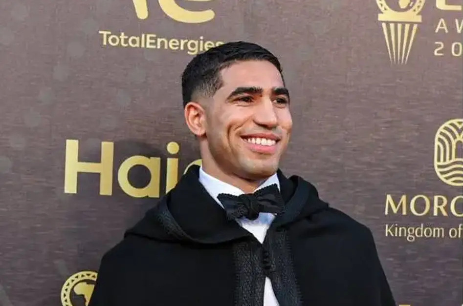 Achraf Hakimi sacré Joueur Africain de l'Année 2025