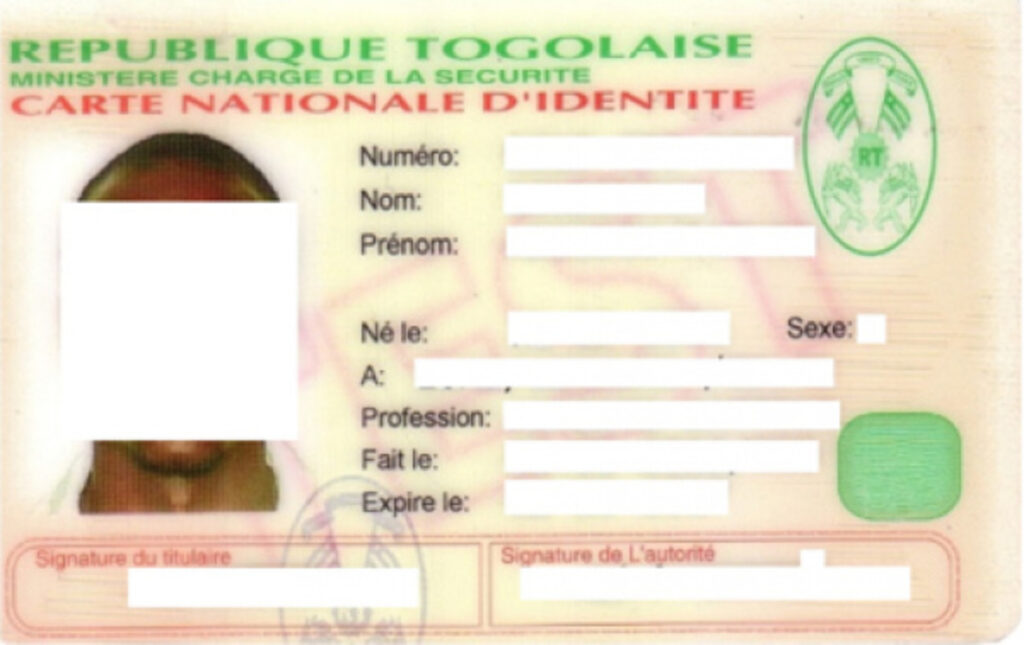 Obtenir sa carte nationale d'identité en 48h à la Foire de Lomé : Voici les documents à présenter