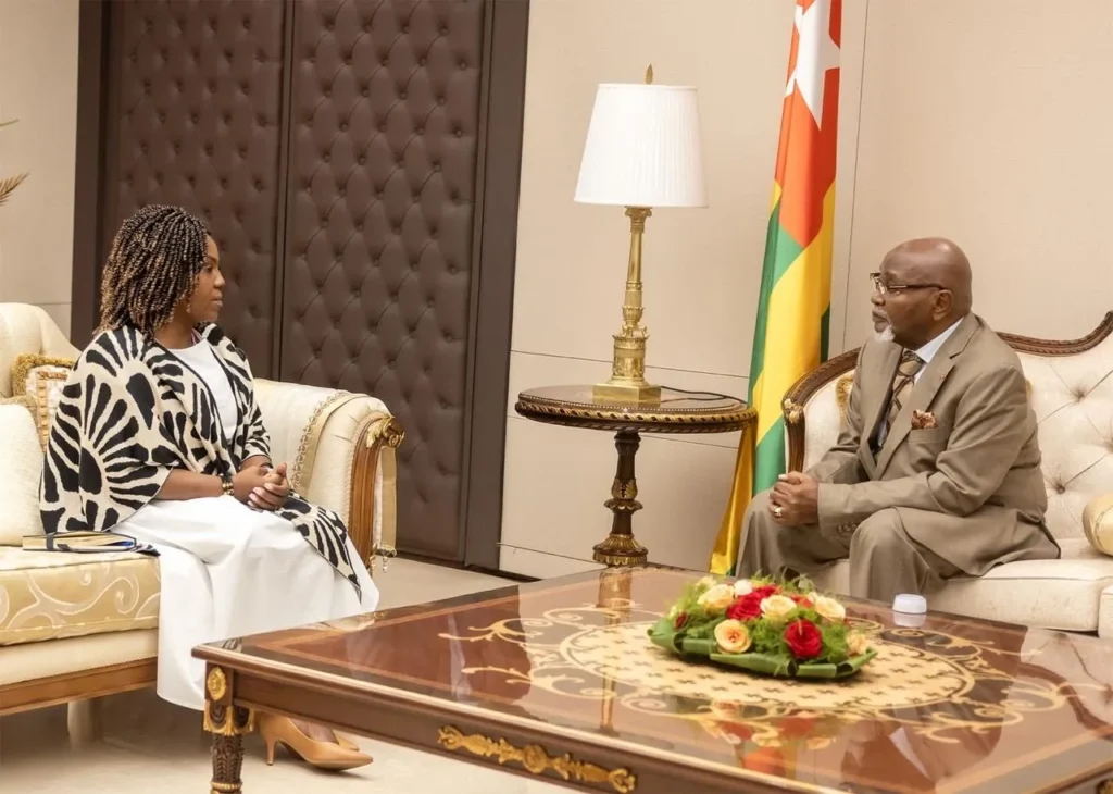 Diplomatie : Le Président Savi de Tové reçoit la vice-présidente de Colombie