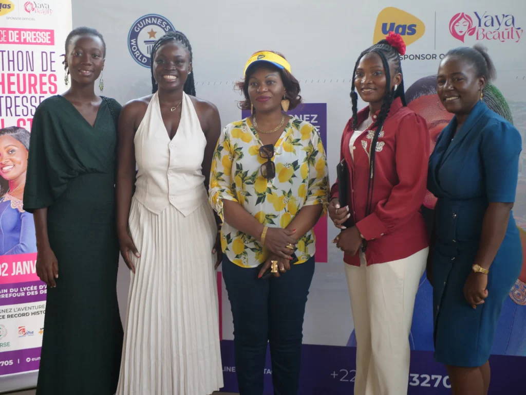 Record mondial de tressage : Eunice Etou fait briller le Togo avec le soutien de YAS Togo