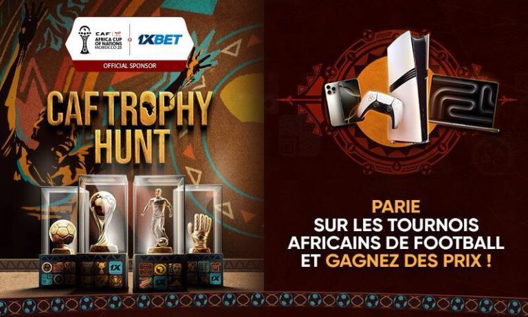 CAF Trophy Hunt : Gagnez un Samsung Galaxy Z Fold7, une Xbox Series X, un iPad Air et d’autres prix avec la promotion 1xBet !