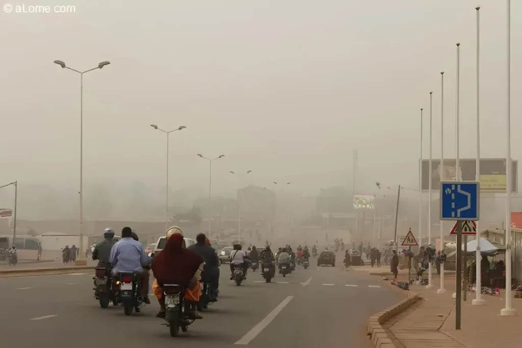 arrivée de l’harmattan