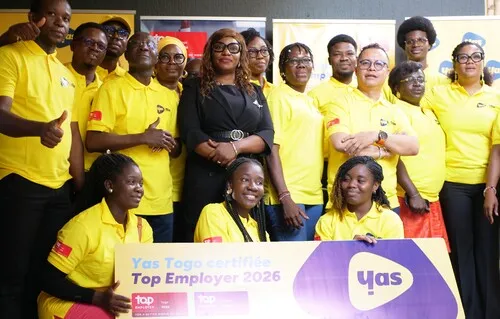 Yas Togo Top Employer 2026