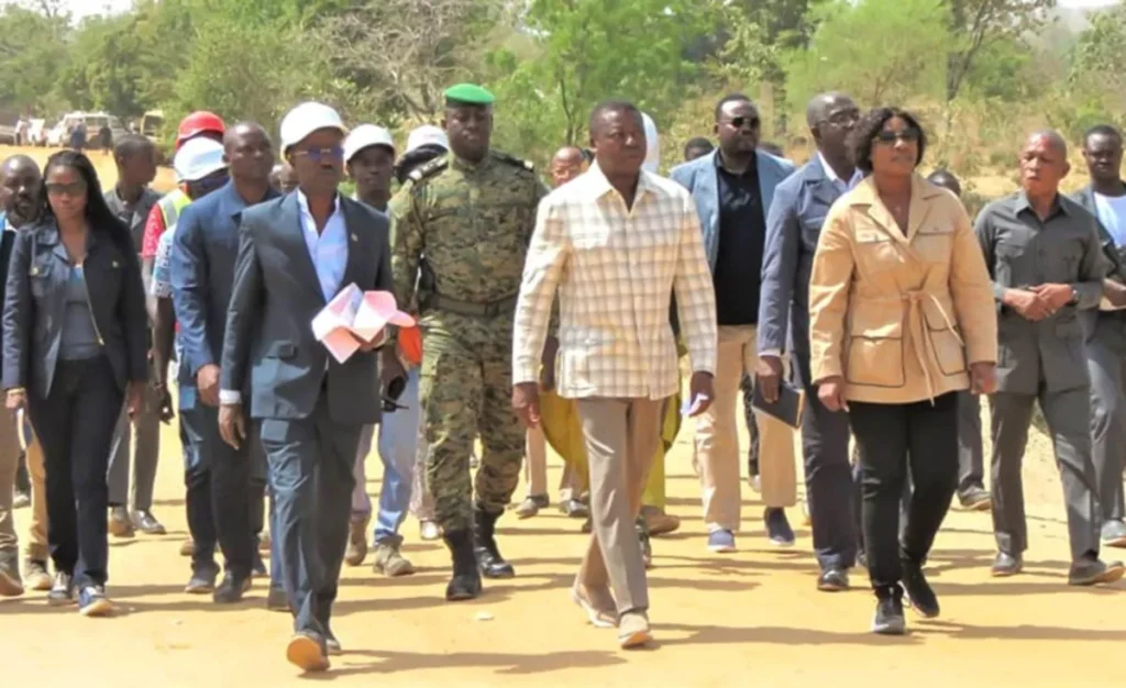 Developpement des territoires le President du Conseil apprecie levolution des travaux du pont sur la Keran 1 11zon