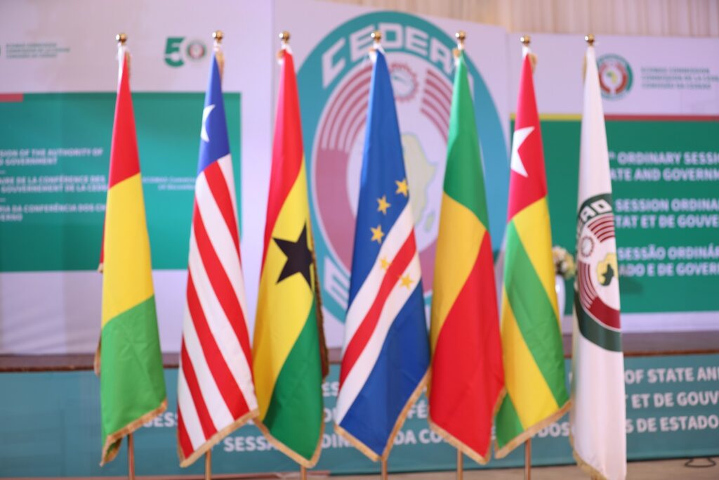 Drapeaux des pays de la CEDEAO DR Ecowas