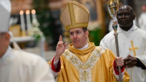 Mgr Rubén Darío Ruiz Mainardi, représentant du Pape François en visite à Lomé