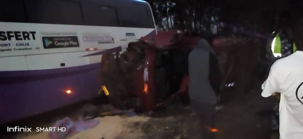 Accident sur la nationale N°1 : un bus Nagodé impliqué, au moins 4 morts