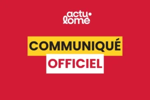 RECTIFICATIF OFFICIEL – ACTU LOMÉ