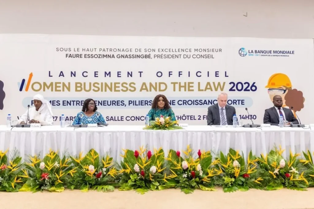 Women, Business and the Law 2026 : le Togo se classe 2e en Afrique