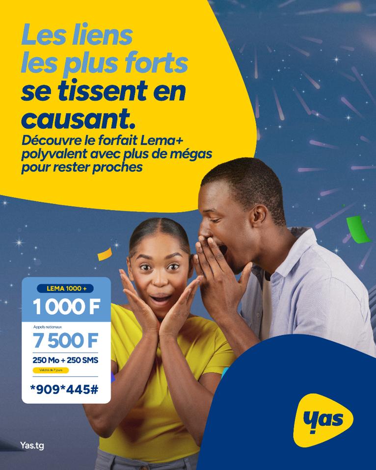Yas Togo lance Léma 1000+ : le forfait qui révolutionne les communications 1 WhatsApp Image 2026 03 06 at 5.17.21 AM 1