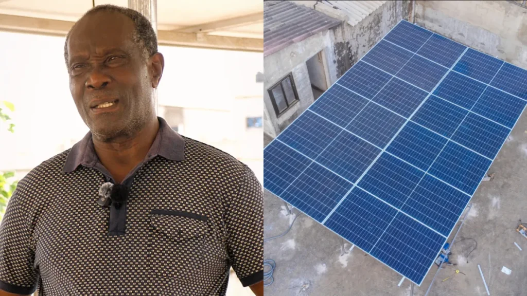 Installation de panneaux solaires par EGENT Togo à Lomé
