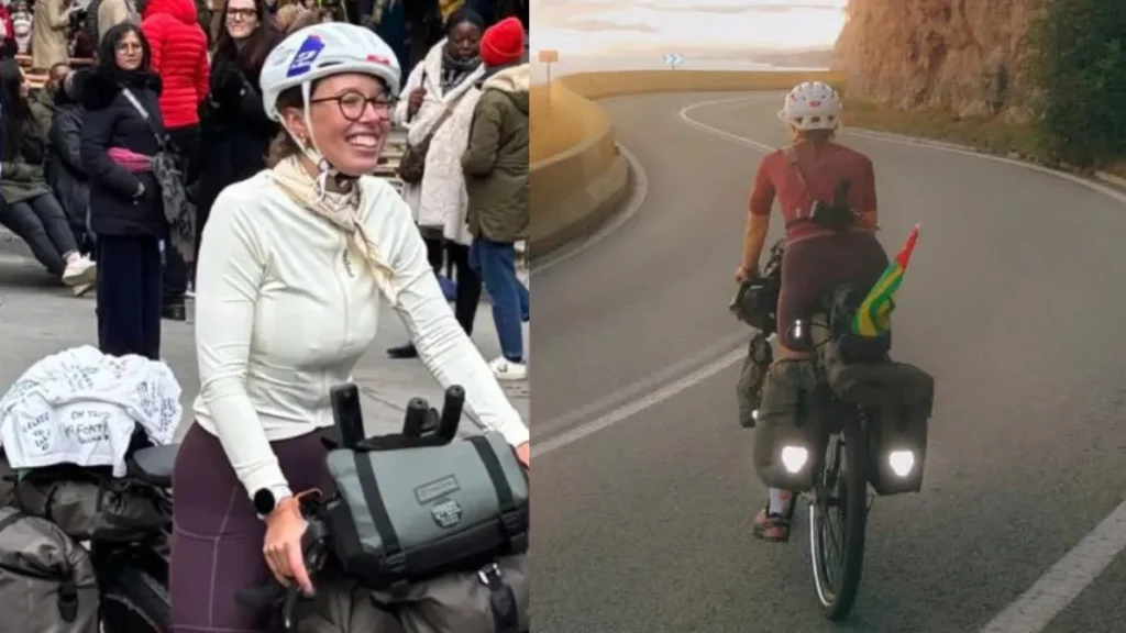 Après 9 000 km à vélo, Victoire Becquart arrive enfin au Togo