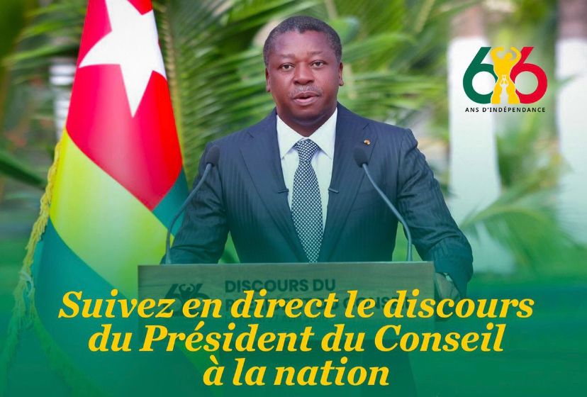 DIRECT : suivez le discours du Président du conseil Faure Gnassingbé à la Nation